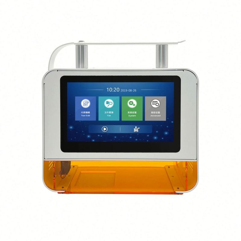 تضمین کیفیت 100% خوب چاپگر لیزری UV تاریخچه رومیزی قابل حمل با لوگو دستگاه علامت گذاری لیزر فیبر