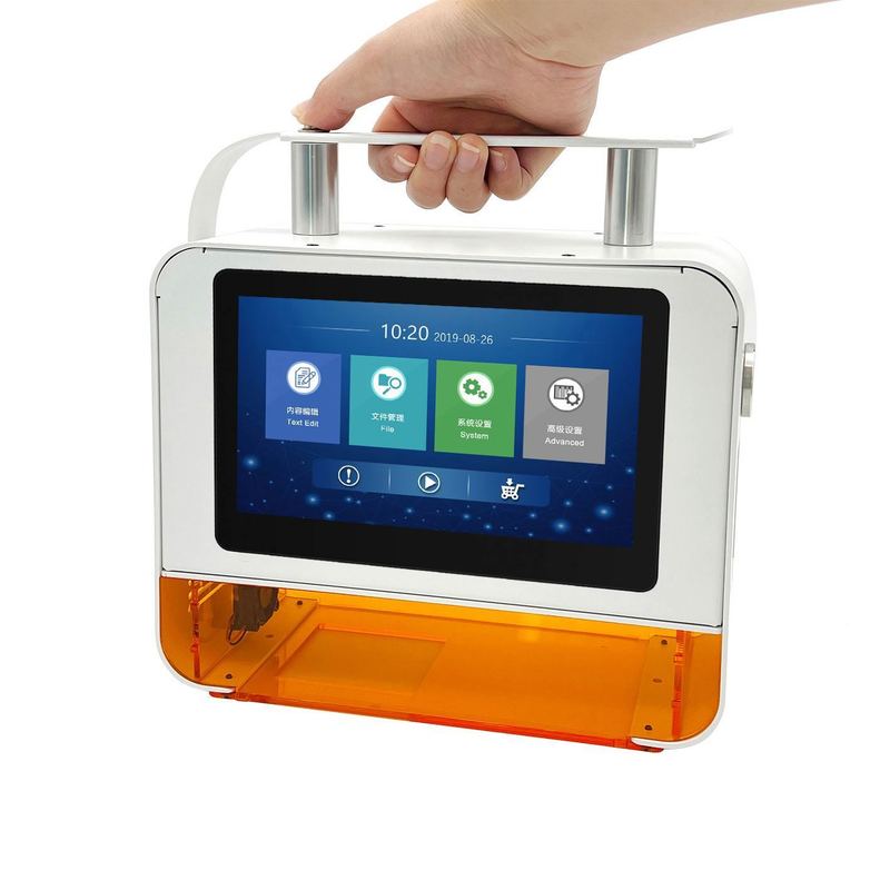 تضمین کیفیت 100% خوب چاپگر لیزری UV تاریخچه رومیزی قابل حمل با لوگو دستگاه علامت گذاری لیزر فیبر