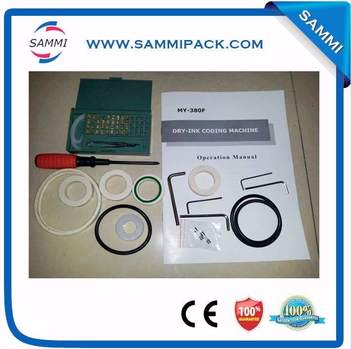 دستگاه کدنویسی خودکار جوهر جامد MY-380 چاپگر شماره دسته / تاریخ / انقضا برای کاغذ ، بسته بندی فیلم و برچسب با رول های جوهر داغ