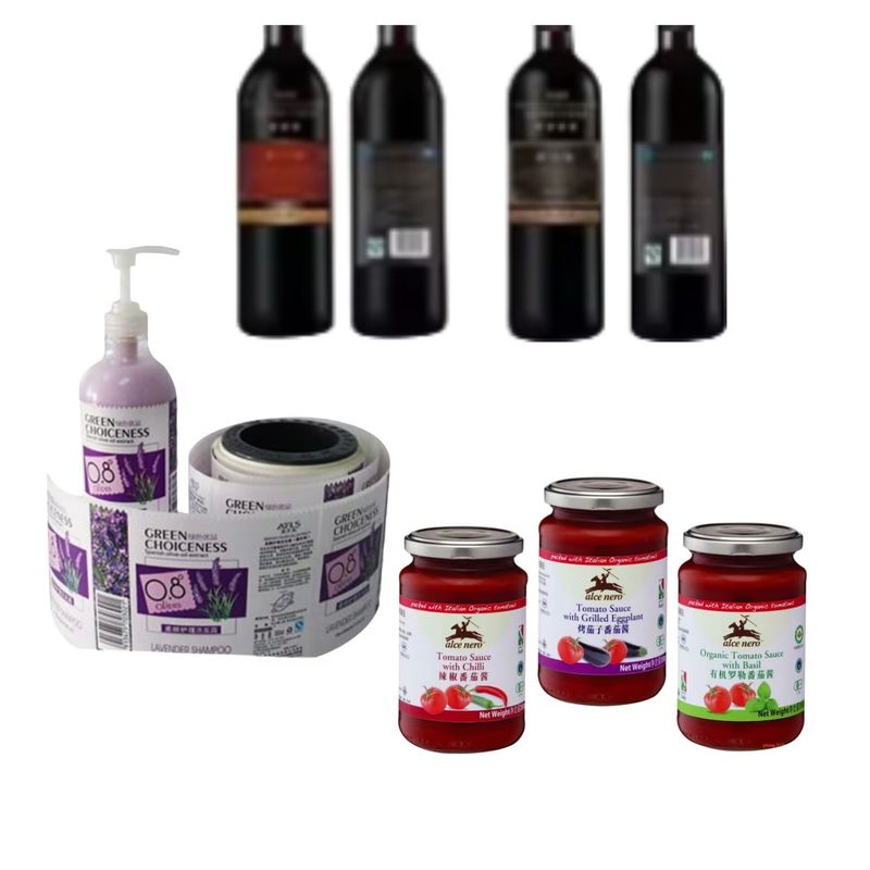 دستگاه برچسب گذاری دو طرفه با کیفیت بالا، دستگاه برچسب گذاری روی میز برای مخزن/ بطری گرد با عملکرد شمارش