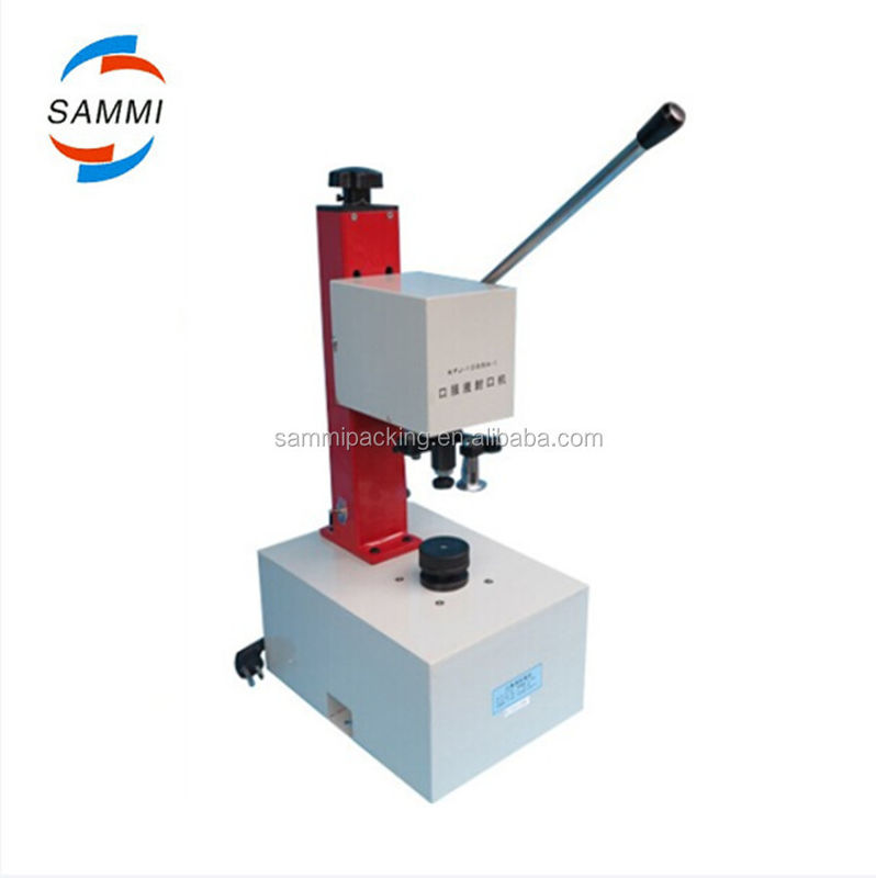 دستگاه درب‌بندی دستی برای بطری‌های مایعات خوراکی، ویال‌ها، بطری‌های پنی‌سیلین، بطری‌های آنتی‌بیوتیک