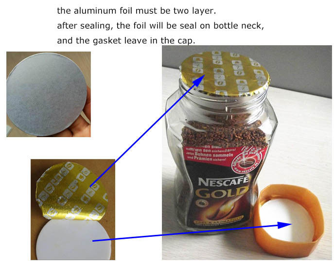 دستگاه پلمپ القایی دستی Dgyf-500A با کیفیت بالا برای فویل آلومینیومی