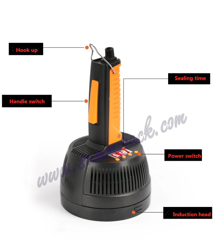 Portable Electric Induction Sealing Machine Manual Aluminum Foil for 20-100mm Plastic Glass Bottles Wood Carton Low Price