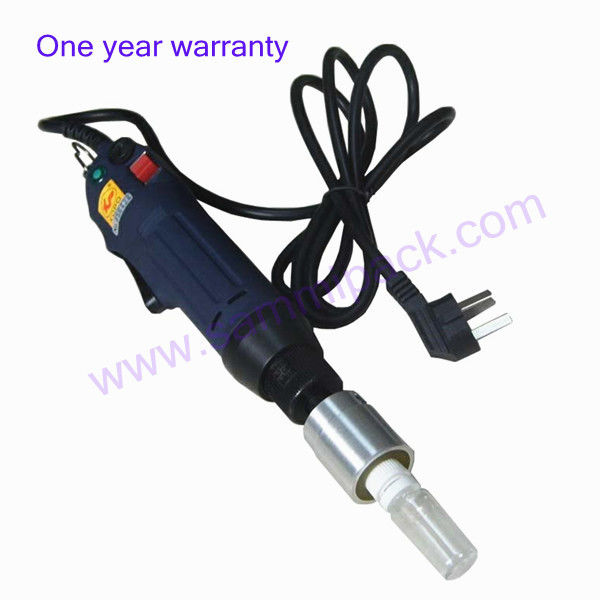 دستگاه درب‌بند برقی دستی قابل حمل، اتوماتیک با حلقه ایمنی، درب‌بند بطری پلاستیکی، ابزار آب‌بندی