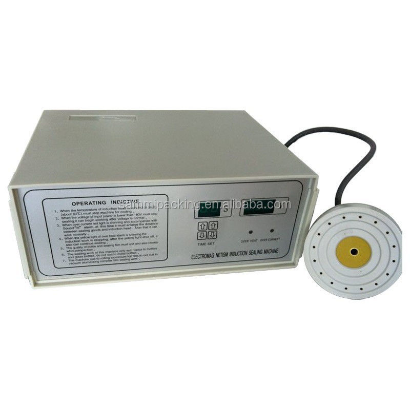 دستگاه پلمپ واشر فویل آلومینیومی برقی دستی قابل حمل برای دهانه درب بطری 20-100 میلی‌متر برای کاربردهای نوشیدنی