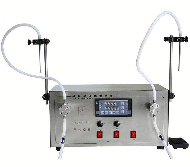 GLF-I-II پمپ دنده ای ماشین بطری سازی روغن زیتون دو سر ماشین پر کردن مایع،پول روغن (3-3000ml)