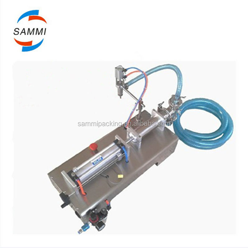 ماشین پر کردن مایع با یک سر پیستون با کارایی بالا، ماشین پر کردن نوشیدنی آب، آب، آبمیوه، آبمیوه 100 تا 1000 میلی لیتر برای بطری/دانس