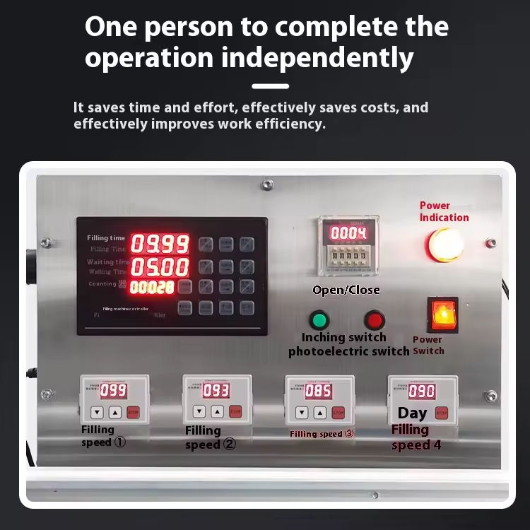 ماشین پر کردن مایع اتوماتیک چهار سر CNC PET برای شیشه کوچک آبمیوه میوه نوشیدنی بطری های شیر پر کردن کوچک