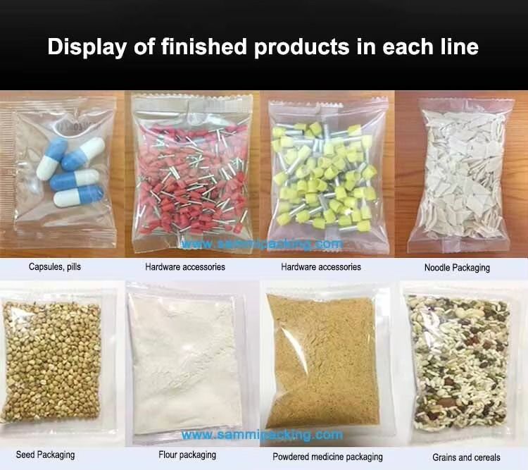 دستگاه بسته‌بندی اتوماتیک چند منظوره 50-500 گرمی با کارخانه مستقیم برای بسته‌بندی پودر، گرانول و تنقلات با 1 سال گارانتی