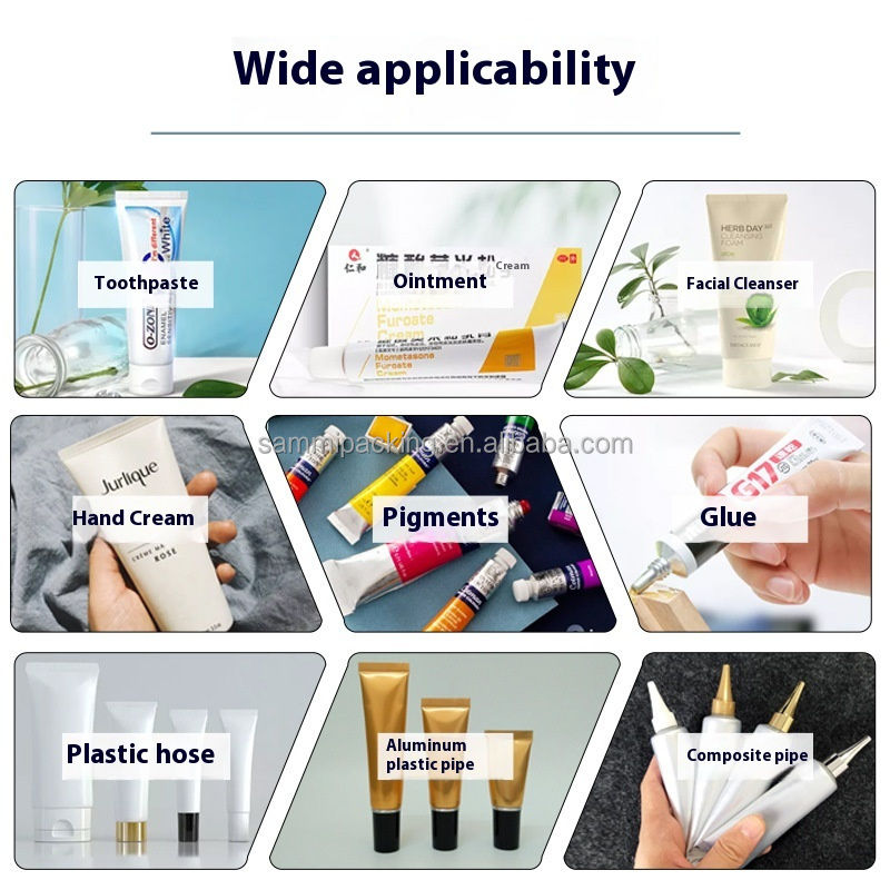 دستگاه پرکن و سیل‌کن لوله نرم پلاستیکی اولتراسونیک سفارشی برای خمیر دندان و کرم آرایشی - با پمپ سروو و کدگذاری