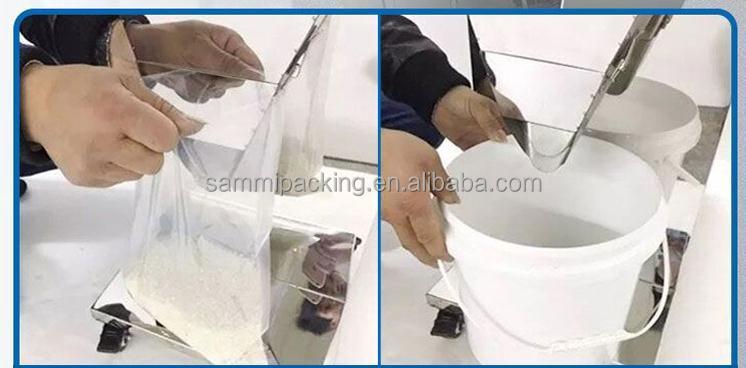 110V/220V ماشین خودکار تولیدی پودر با وزنه با پرکننده دانه های دانه چای با هپر بزرگ