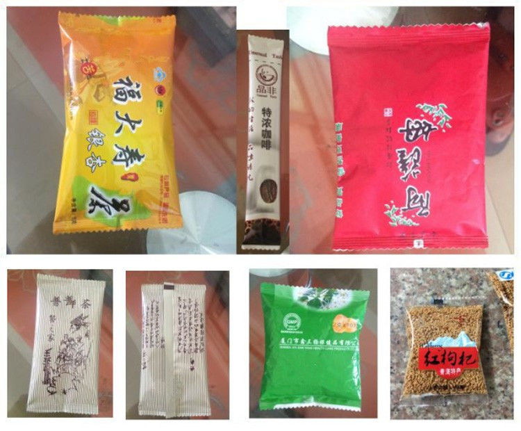 دستگاه پرکن، بسته‌بندی و پلمپ خودکار ساشه نمک با قیمت پایین SMFZ-70 / دستگاه بسته‌بندی چای کوچک