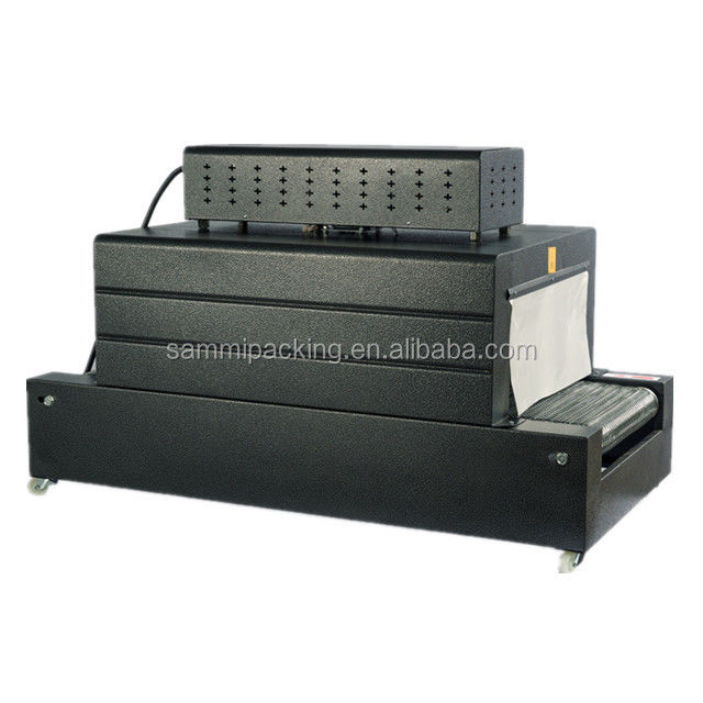 دستگاه تونل حرارتی شیرینگ فیلم BSS-400 با قیمت ارزان، دستگاه شیرینگ پک برای بطری/جعبه کارتن