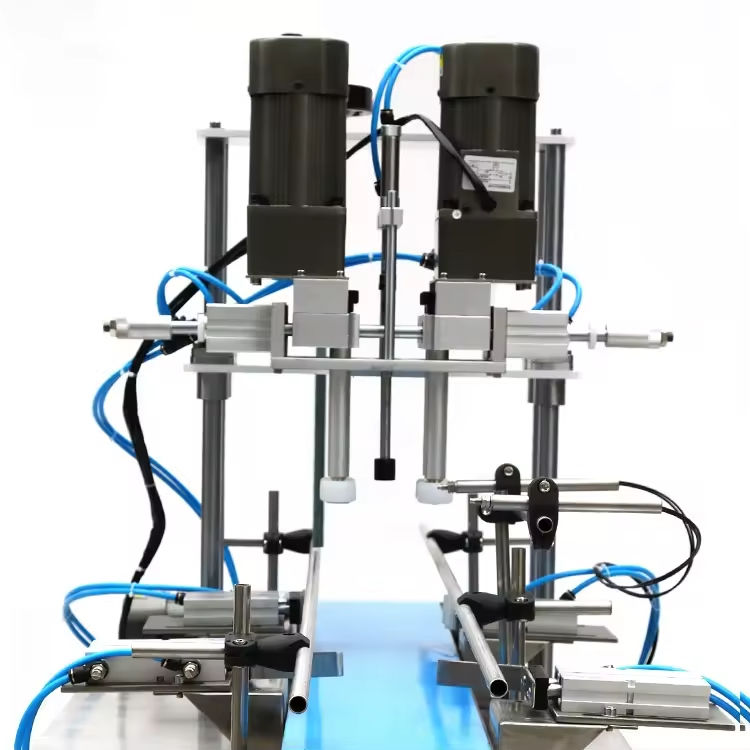 فروش داغ 2025 دستگاه جدید رومیزی اتوماتیک پلاستیکی شیشه ای پرس درب بطری پیچ بستن دستگاه قیمت کارخانه