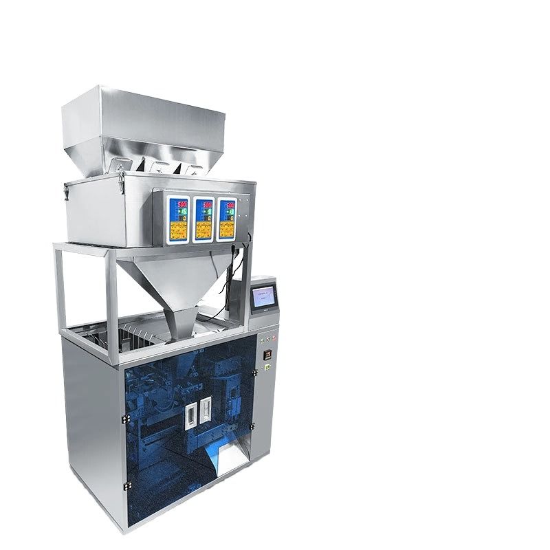 ماشین غذا کاملا اتوماتیک الکتریکی کیسه دانه دانه دانه های دانه چای دانه های غذایی کیفی کیسه زیپ برای کیسه های از پیش ساخته شده پلاستیکی