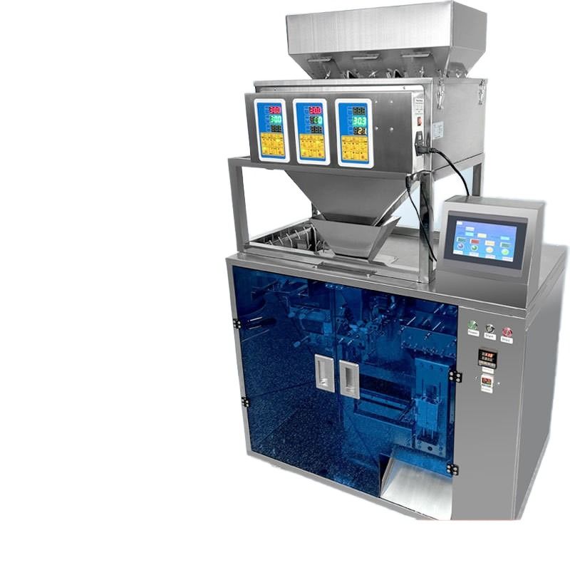 ماشین غذا کاملا اتوماتیک الکتریکی کیسه دانه دانه دانه های دانه چای دانه های غذایی کیفی کیسه زیپ برای کیسه های از پیش ساخته شده پلاستیکی