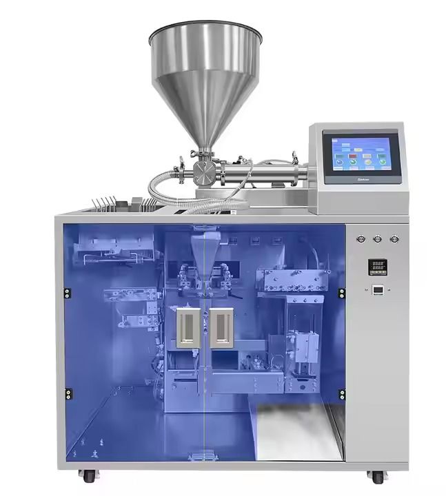 دستگاه بسته‌بندی کیسه زیپ‌دار آماده - پرکن و آب‌بندی خودکار برای پودر/مایع/سس، طراحی چند منظوره