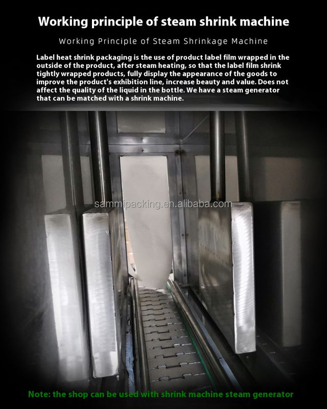 فروش گرم ژنراتور بخار ساخت ماشین تونل کوچک شدن بخار برای بطری ها قیمت عمده فروشی کارخانه