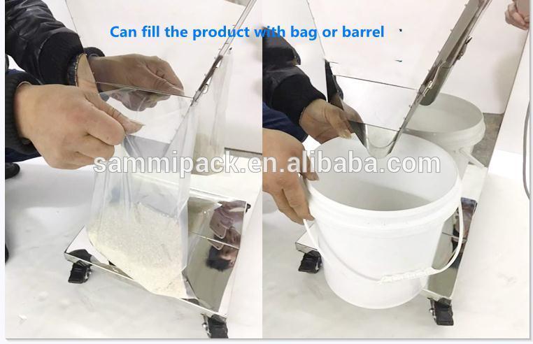 100-5000g ارتعاش دانه قهوه کیسه چای پاکت پودر کیسه نیمه خودکار بسته بندی ماشین پر کردن وزن