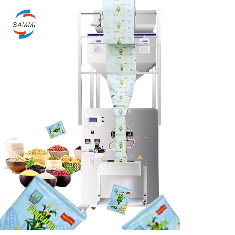 عمده فروشی دستگاه بسته بندی و توزین قهوه با سر دوگانه و چند منظوره جدید، پرکننده شکر، 500 گرم 1000 گرم با کیفیت بالا