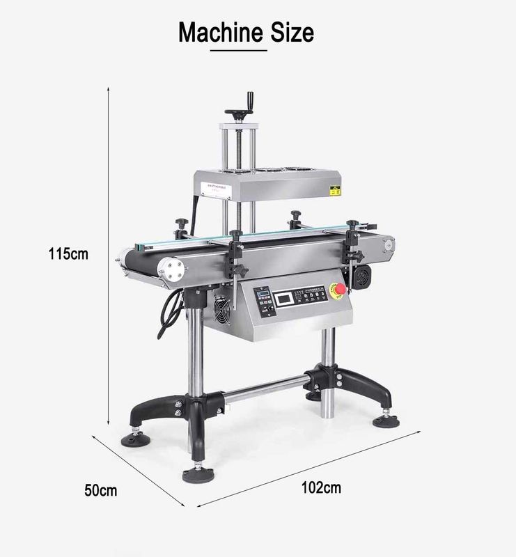 بسته بندی بطری های ورق آلومینیوم دستگاه بسته بندی گرما الکترومغناطیسی برای قوطی های نوشیدنی بشکه کاغذ شیشه ای بسته بندی