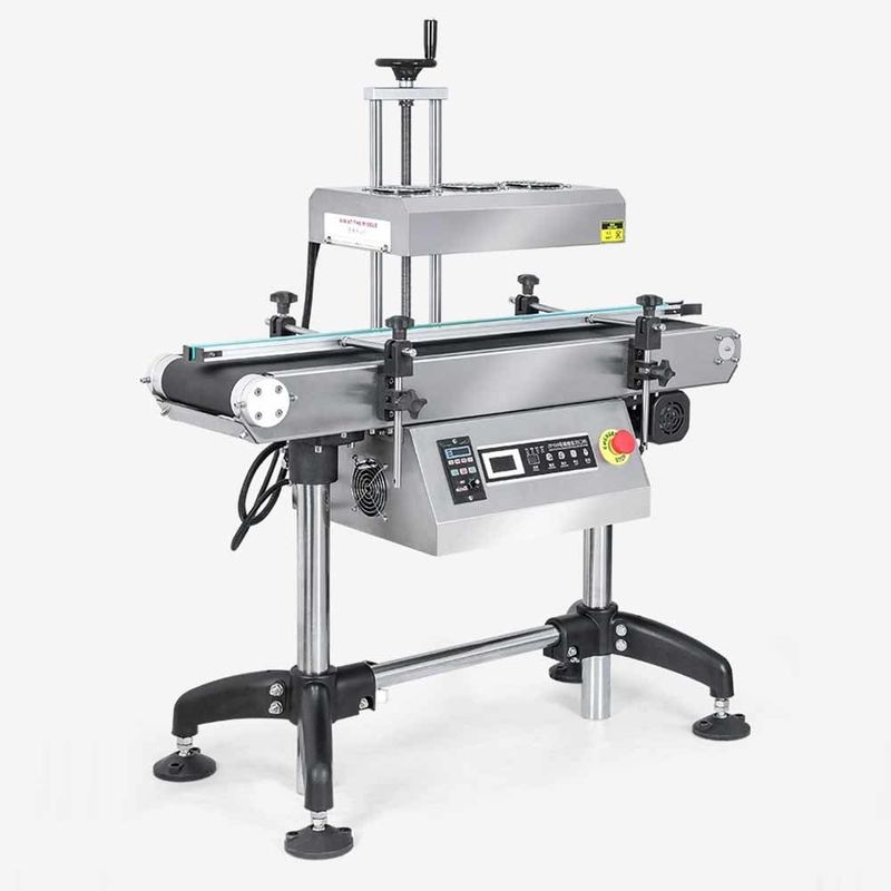 بسته بندی بطری های ورق آلومینیوم دستگاه بسته بندی گرما الکترومغناطیسی برای قوطی های نوشیدنی بشکه کاغذ شیشه ای بسته بندی