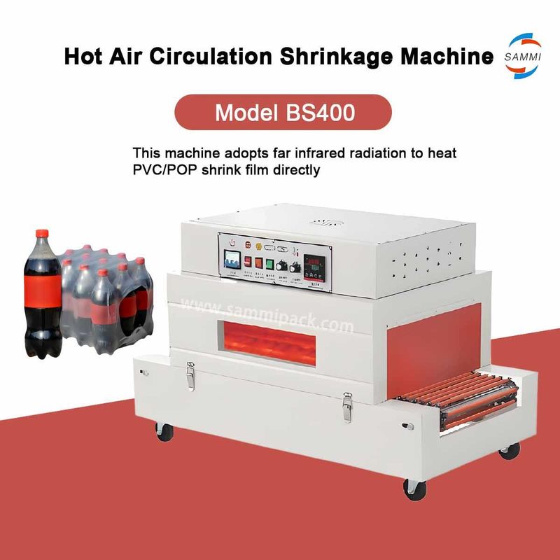 دستگاه شیرینگ پک تونلی حرارتی اتوماتیک PVC/POF/PE فروش داغ، دستگاه شیرینگ پک برای کارخانه بطری نوشیدنی با قیمت کارخانه