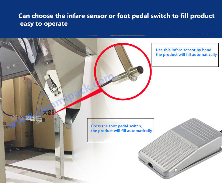 5 کیلوگرم ماشین پر کردن پودر کوچک پودر وزن پرکننده پخش کننده پیچ برای شیر / قهوه / پروتئین آرد