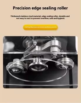 دستگاه پلمپ کن برقی حرفه‌ای برای قوطی‌های چای حبابی و نوشیدنی‌ها، دستگاه پلمپ غیر چرخشی با دقت بالا