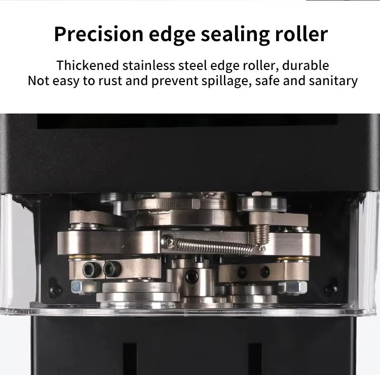 ۲۰۲۵ دستگاه جدید با صفحه لمسی هوشمند PET/آلومینیوم دستگاه بسته بندی قوطی با کارایی بالا دستگاه قوطی سازی برای حباب چای فروشی برای فروش