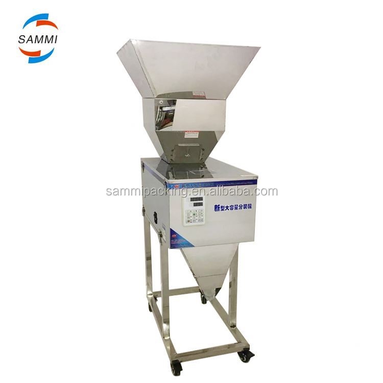 دستگاه پر کردن گرانول / پودر / برنج / قهوه / ادویه با کیفیت بالا 100-3000g نیمه اتوماتیک