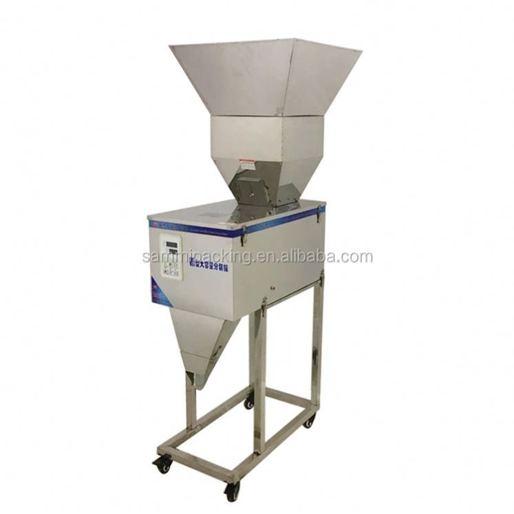 دستگاه پر کردن گرانول / پودر / برنج / قهوه / ادویه با کیفیت بالا 100-3000g نیمه اتوماتیک