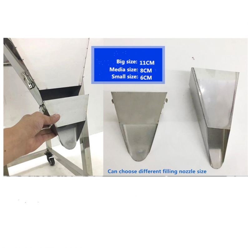دستگاه پر کردن گرانول / پودر / برنج / قهوه / ادویه با کیفیت بالا 100-3000g نیمه اتوماتیک
