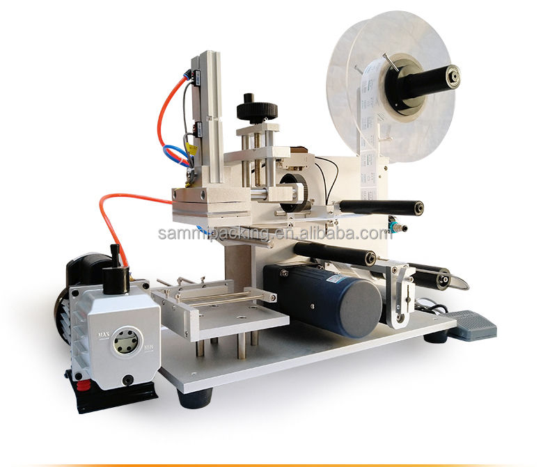 طراحی جدید نیمه اتوماتیک صاف خود چسبنده برچسب بسته بندی گوشه جعبه برچسب گذاری ماشین