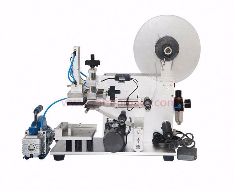 Semi-Automatic Flat Bottle Labeling Machine with 40-60pcs/min Speed and ±0.5mm Precision for High-Accuracy Labeling