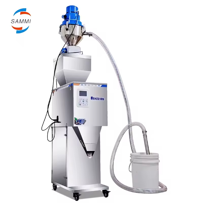 50-3000g ماشین وزن ماشین پر کردن دانه های دانه چای دانه های دانه با خود مکش