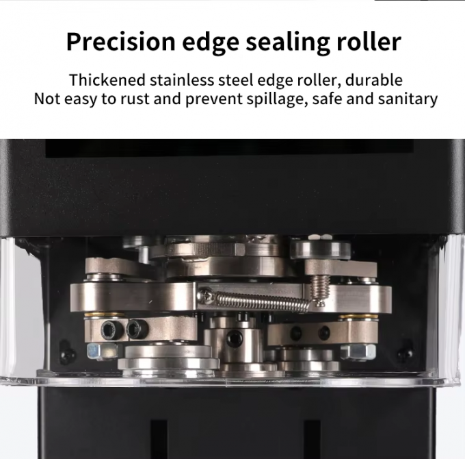ماشین مهر و موم الکتریکی برای کار آسان صنعت مواد غذایی کنسرو شده میان وعده های غذایی کاغذ چای قوطی می تواند پوشش 5