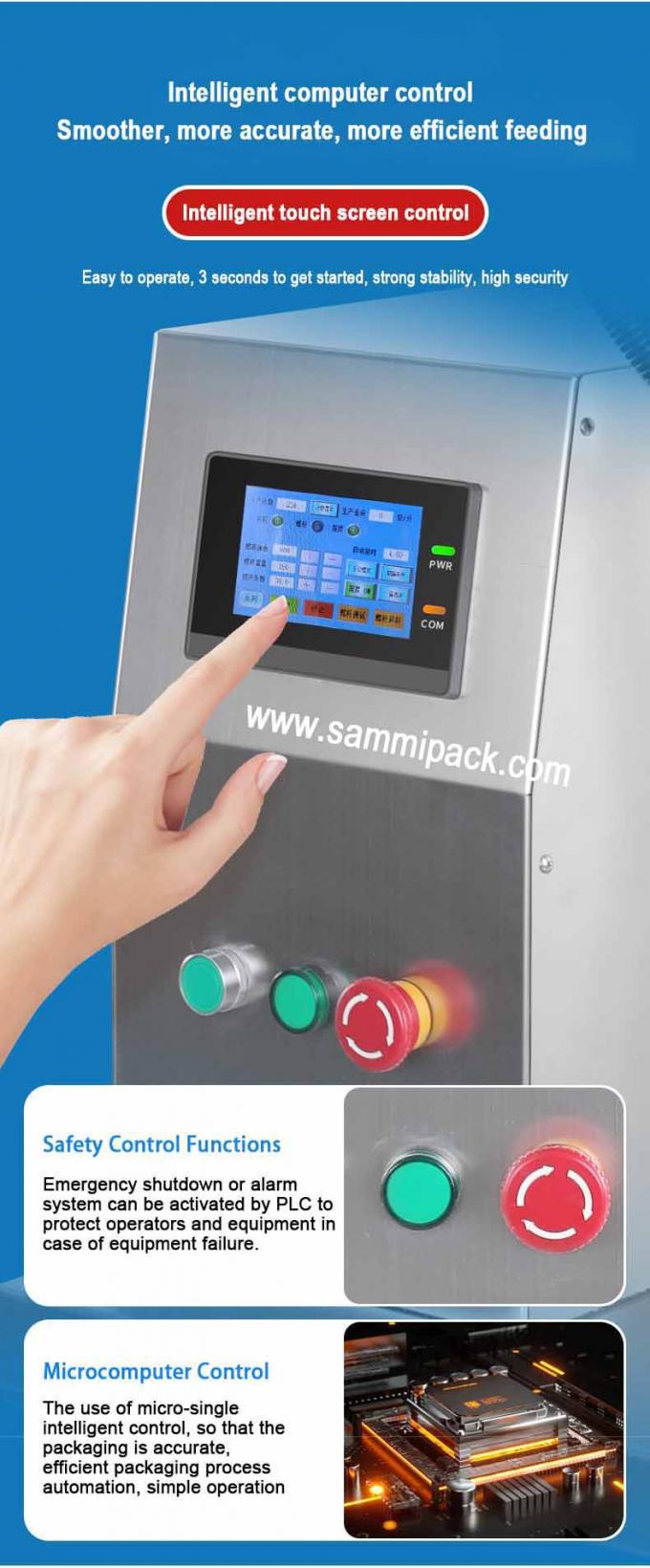 ماشین پر کردن پودر نیمه اتوماتیک الکتریکی برای کیسه بطری شیر لوازم آرایشی مواد شیمیایی وزن دادن دوز 6