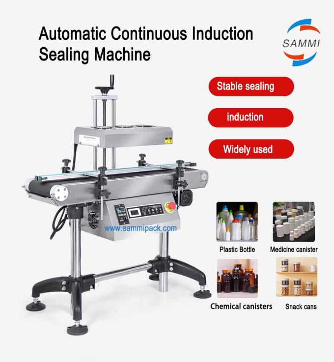 دستگاه مهر و موم خودکار عمودی و مستمر با کارایی بالا برای قوطی های نوشیدنی بشکه های بطری های آلومینیومی 0