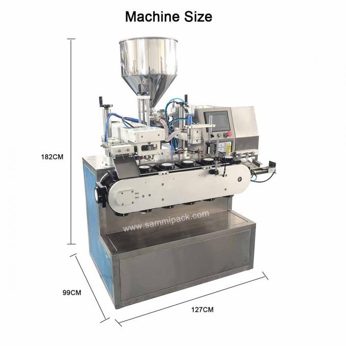 لوازم آرایشی کرم پماد پلاستیکی لوله نرم لوله پرکننده مهر و موم ماشین پر کردن و مهر و موم 2