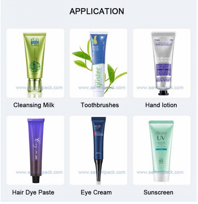 لوازم آرایشی کرم پماد پلاستیکی لوله نرم لوله پرکننده مهر و موم ماشین پر کردن و مهر و موم 3