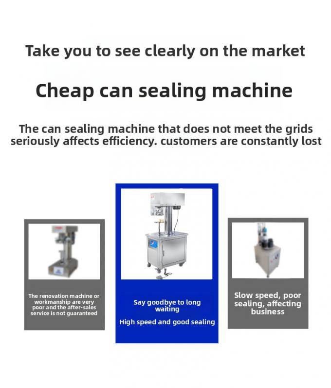 بسته بندی قوطی عمودی ماشین بسته بندی نیمه خودکار برای قوطی های پلاستیکی 3