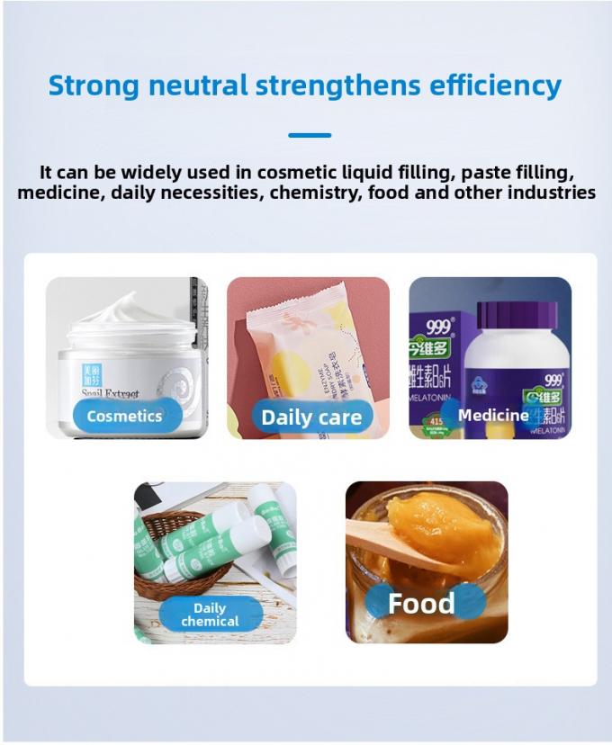 کار آسان کاملا خودکار پمپ روتور سرو دستگاه پر کردن مایع خمیر برای عسل مایع چرب بادام زمینی کتشاپ 5