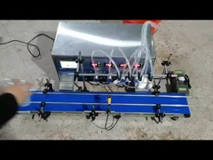 2000 میلی لیتر اسپوت کیسه مایع پر کردن بسته بندی ماشین میز نوع 2 سر